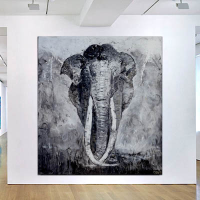 big elephant painting